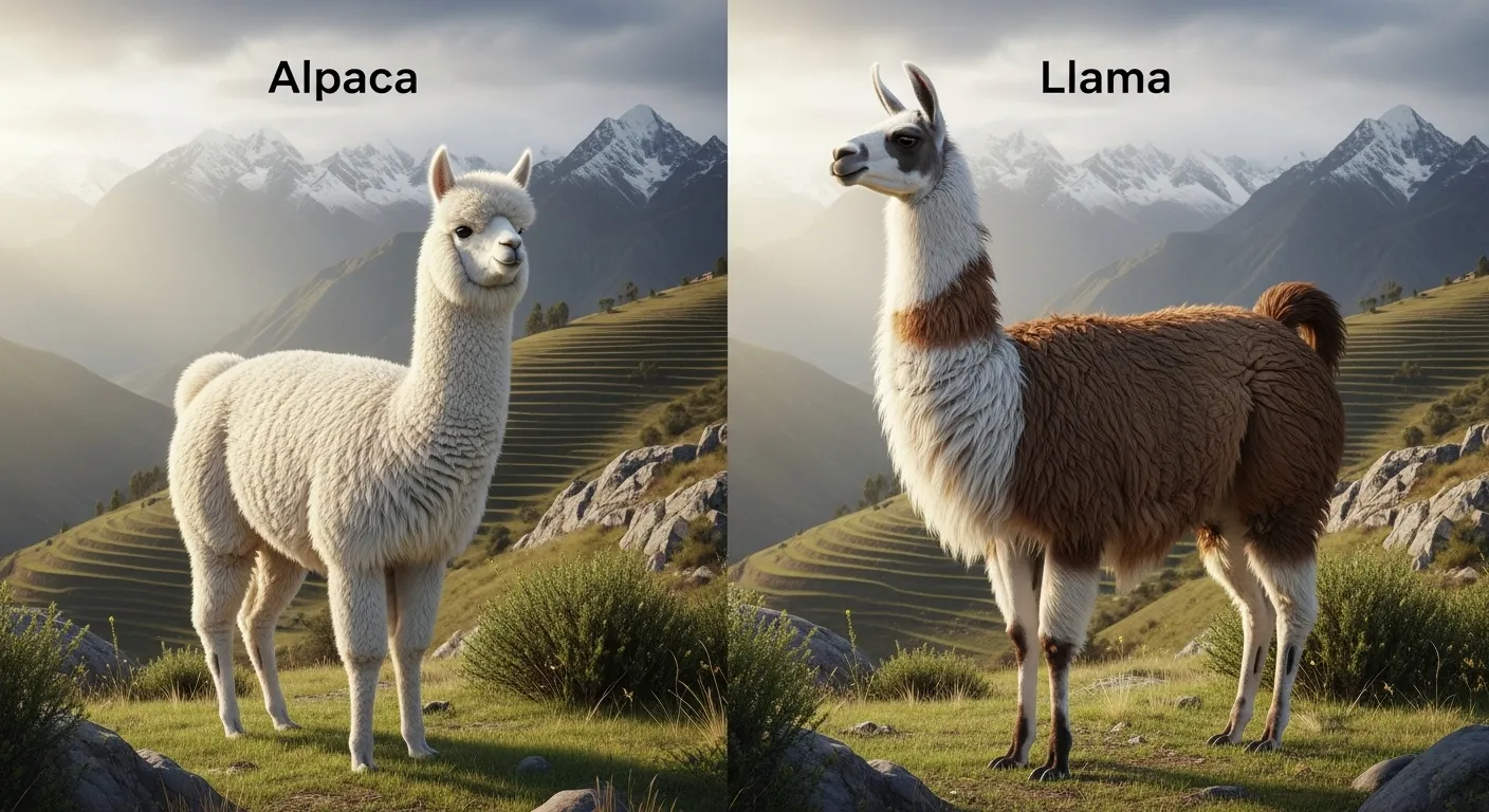 Difference Between Alpacas and Llamas