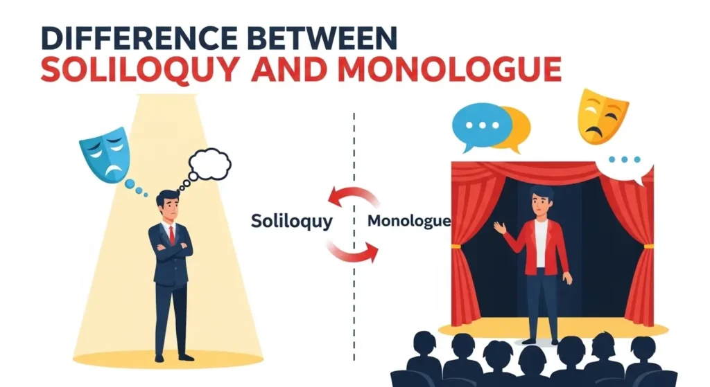Difference Between Soliloquy and Monologue