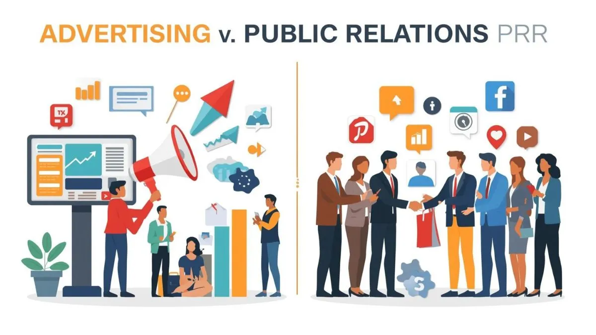 Difference Between Advertising and PR