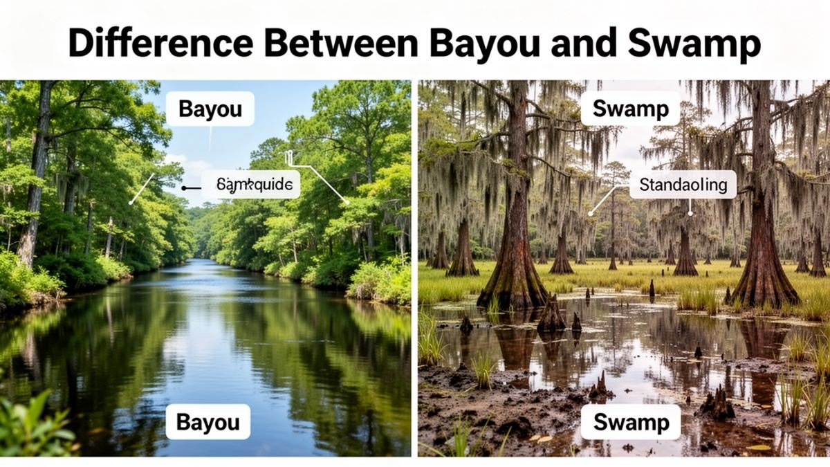 Difference Between Bayou and Swamp