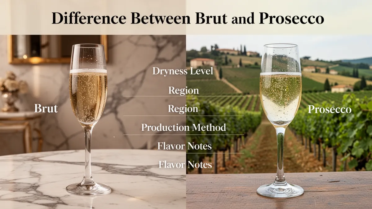 Difference Between Brut and Prosecco