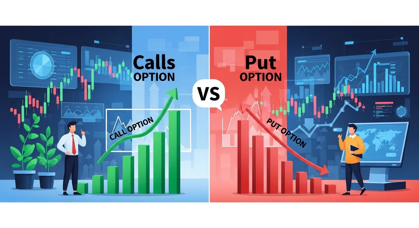difference between calls and puts