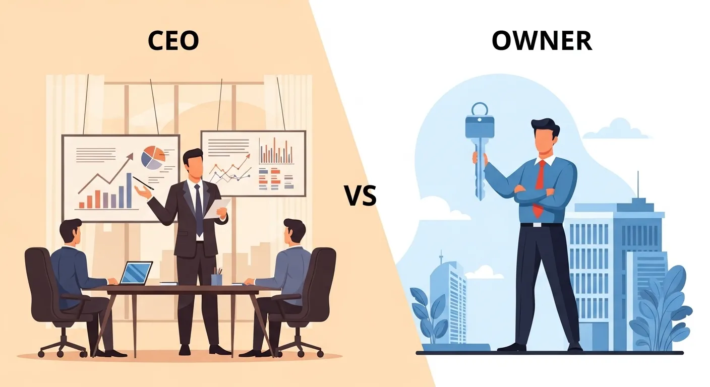 difference between ceo and owner