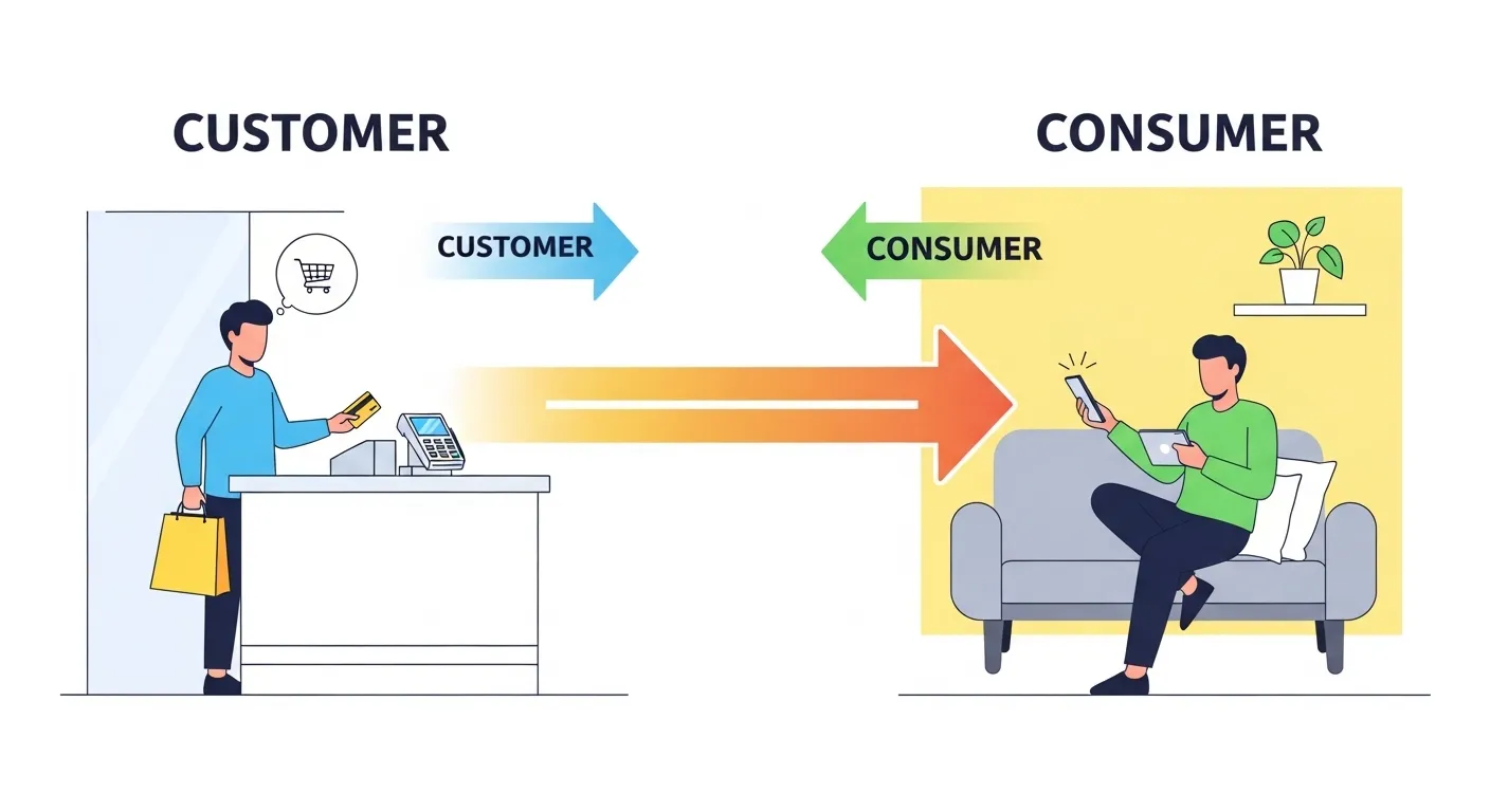 Difference Between Customer and Consumer