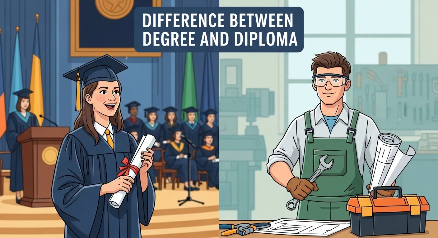 Difference Between Degree and Diploma