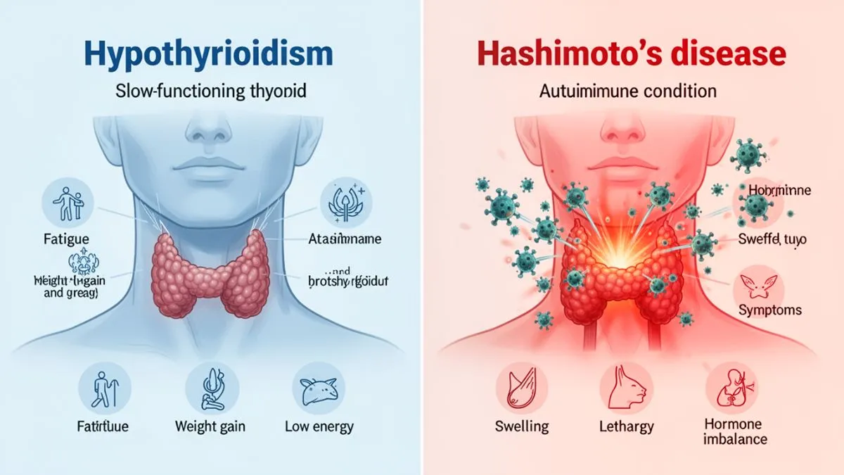 Difference Between Hypothyroidism and Hashimoto’s
