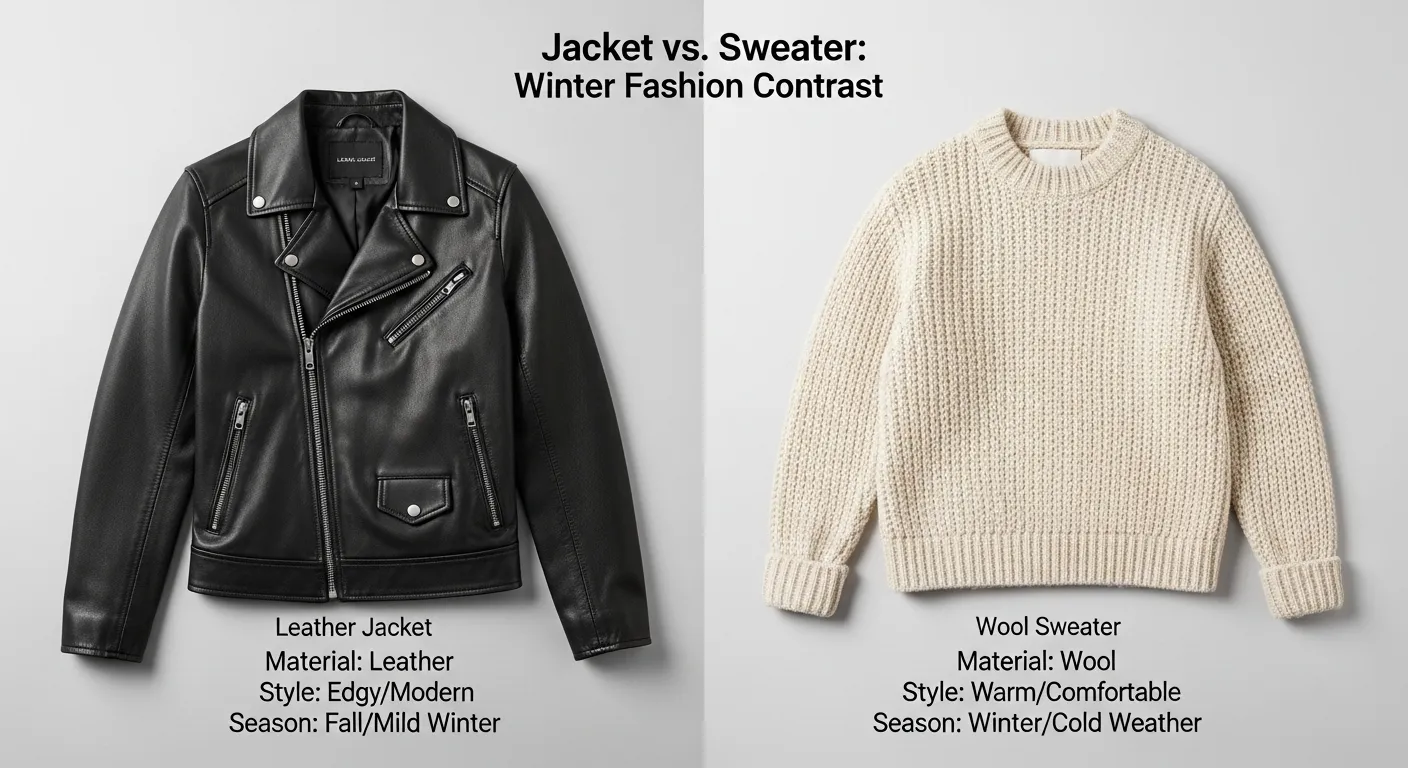 Difference Between Jacket And Sweater