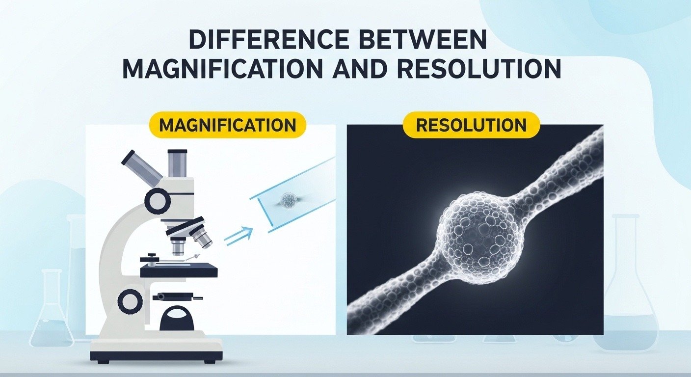 Difference Between Magnification and Resolution