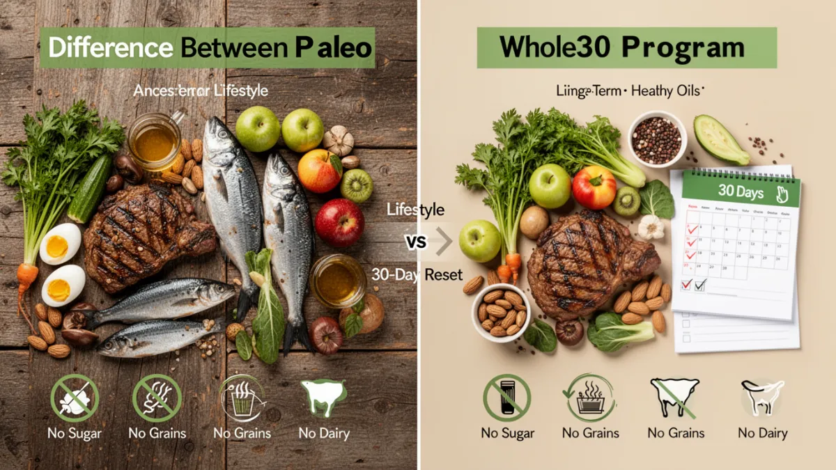 Difference Between Paleo and Whole30