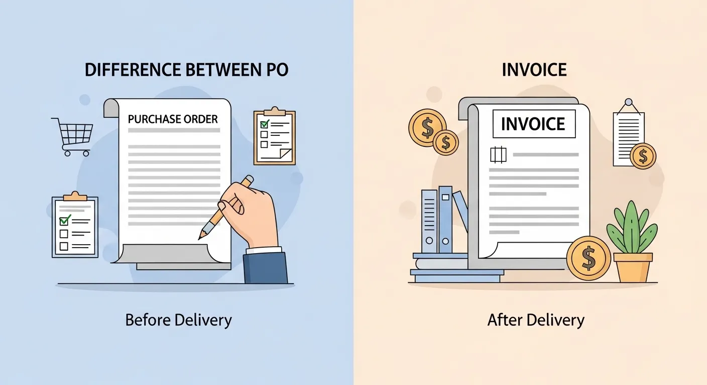 Difference Between PO and Invoice