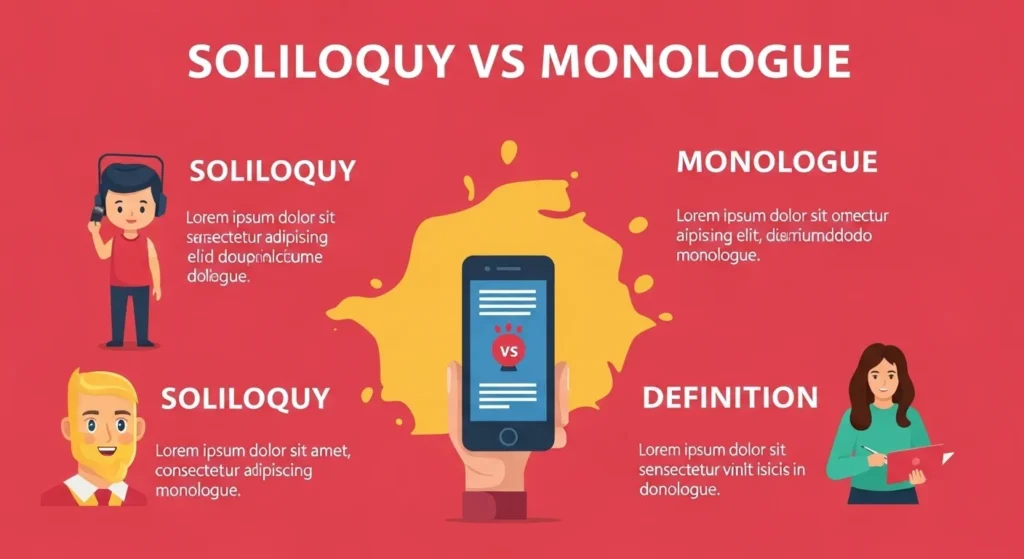 Difference Between Soliloquy and Monologue