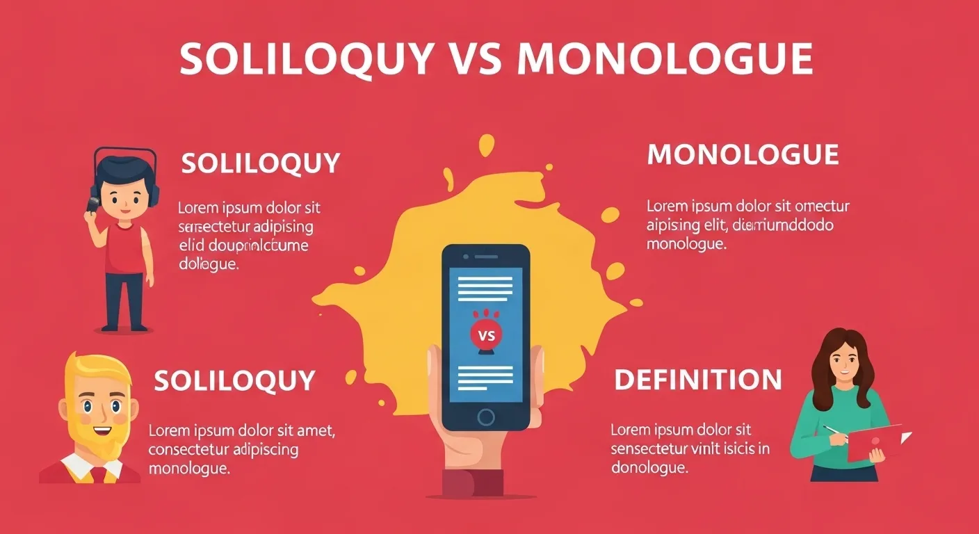 Difference Between Soliloquy and Monologue