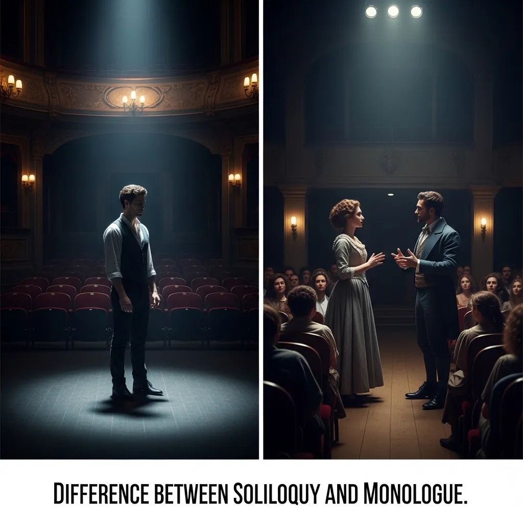Difference Between Soliloquy and Monologue