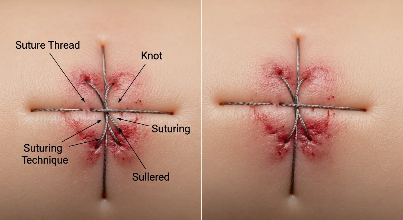 Difference Between Stitches and Sutures
