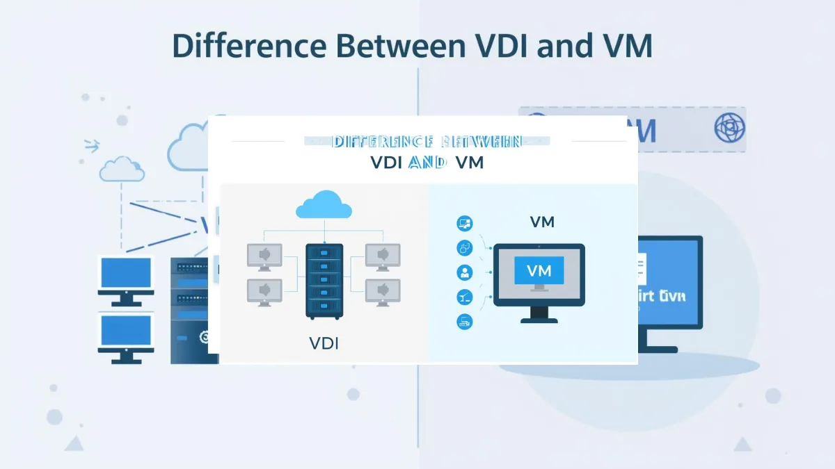 Difference Between VDI and VM