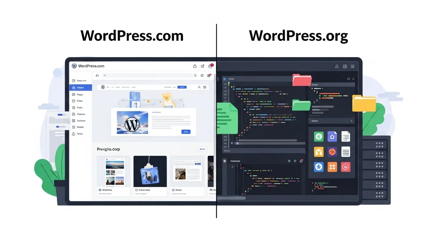 Difference Between WordPress.com & WordPress.org