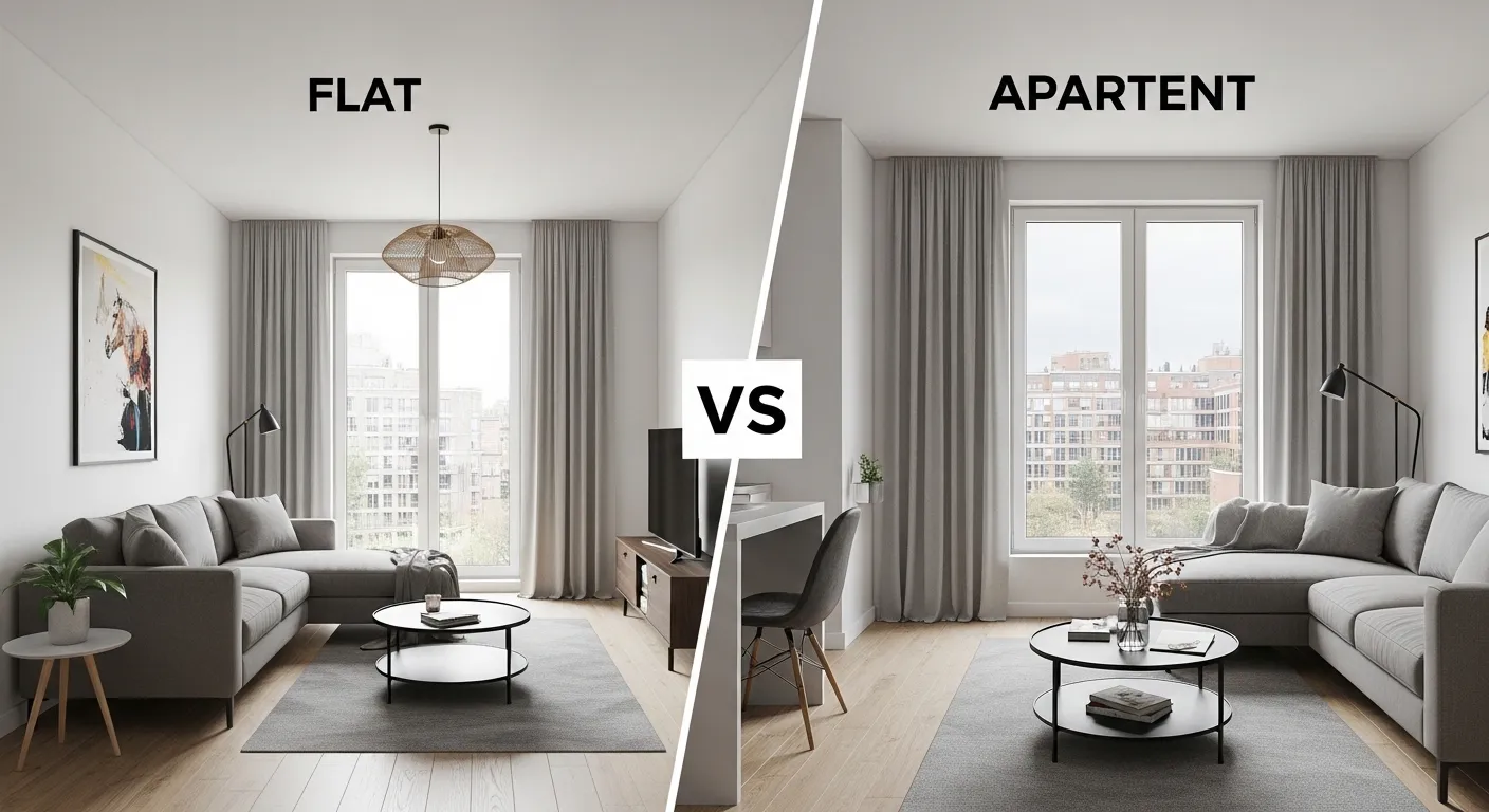 Difference Between Flat and Apartment