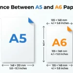 Difference Between A5 and A6 Paper Size